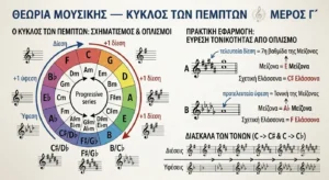 Θεωρία Μουσικής — Κύκλος των Πέμπτων Μέρος Γ’ 1