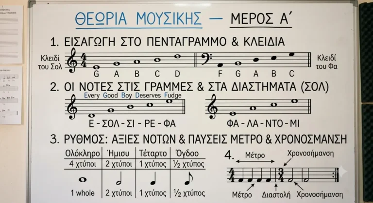 Θεωρία Μουσικής — Μέρος Α’