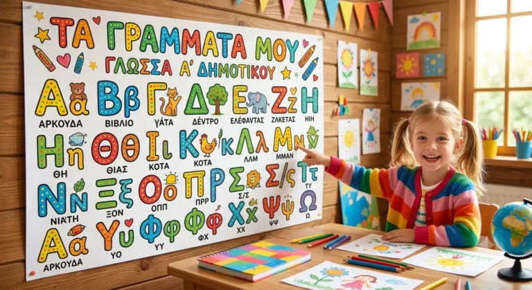 Τα Γράμματά μου — Γλώσσα Α’ Δημοτικού