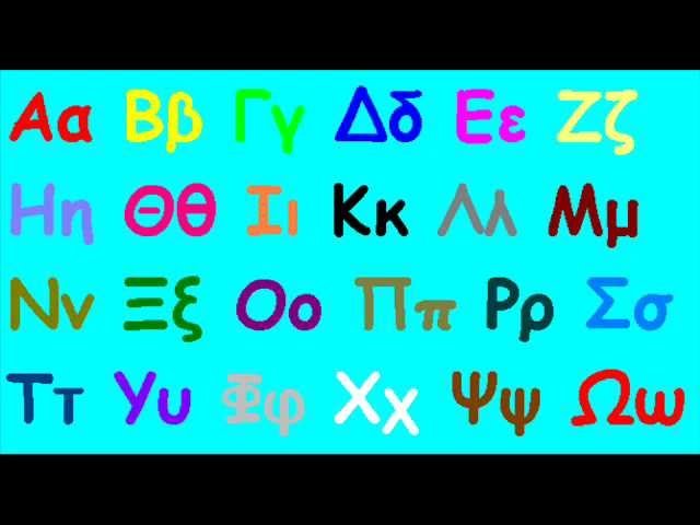 Ελληνικό Αλφάβητο